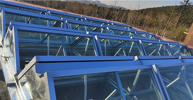 鑫友——徐州园博园西藏馆屋面采光天窗工程完工