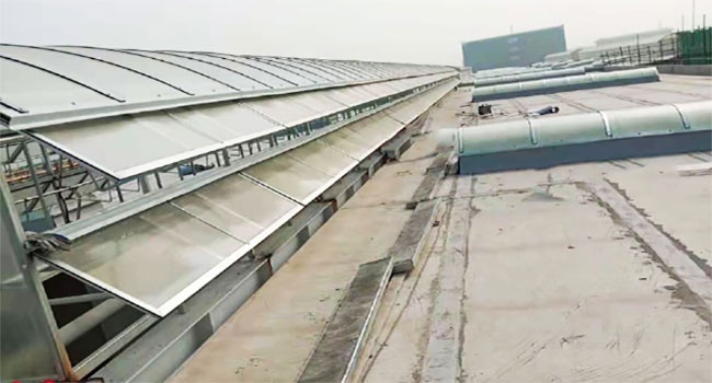 工程快讯——徐州地铁3号线二期电动排烟天窗工程完工