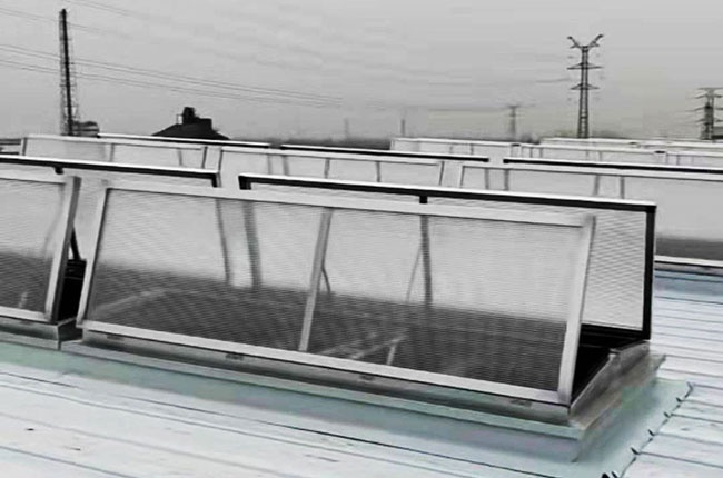 工程快讯——利民化工有限责任公司电动排烟天窗工程完工