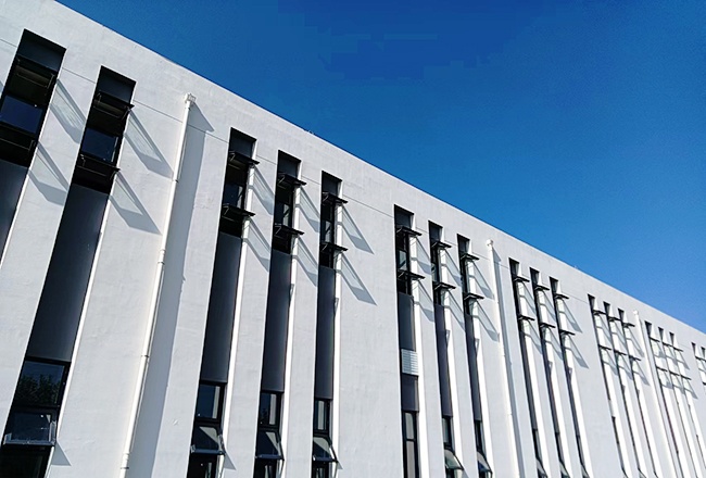 工程快讯——天津宝坻排烟窗工程完工