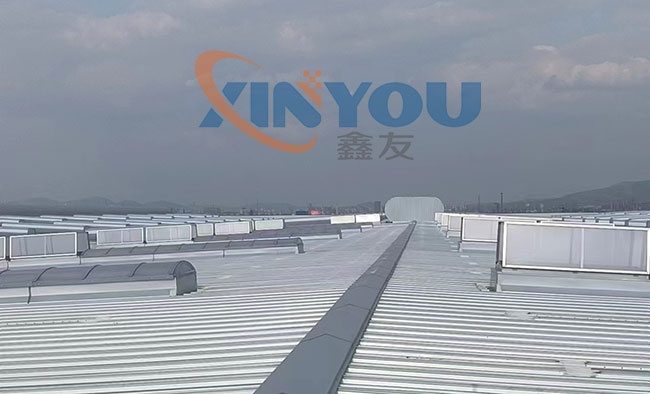 徐工基础工程机械智能制造基地项目排烟天窗工程完工